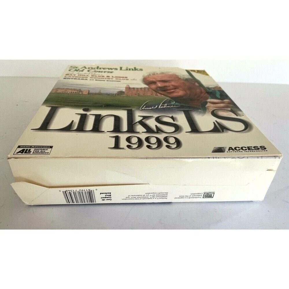 Links LS 1999 St. Andrews Links Old Courses CD Rom Complete w/Manual & Cards